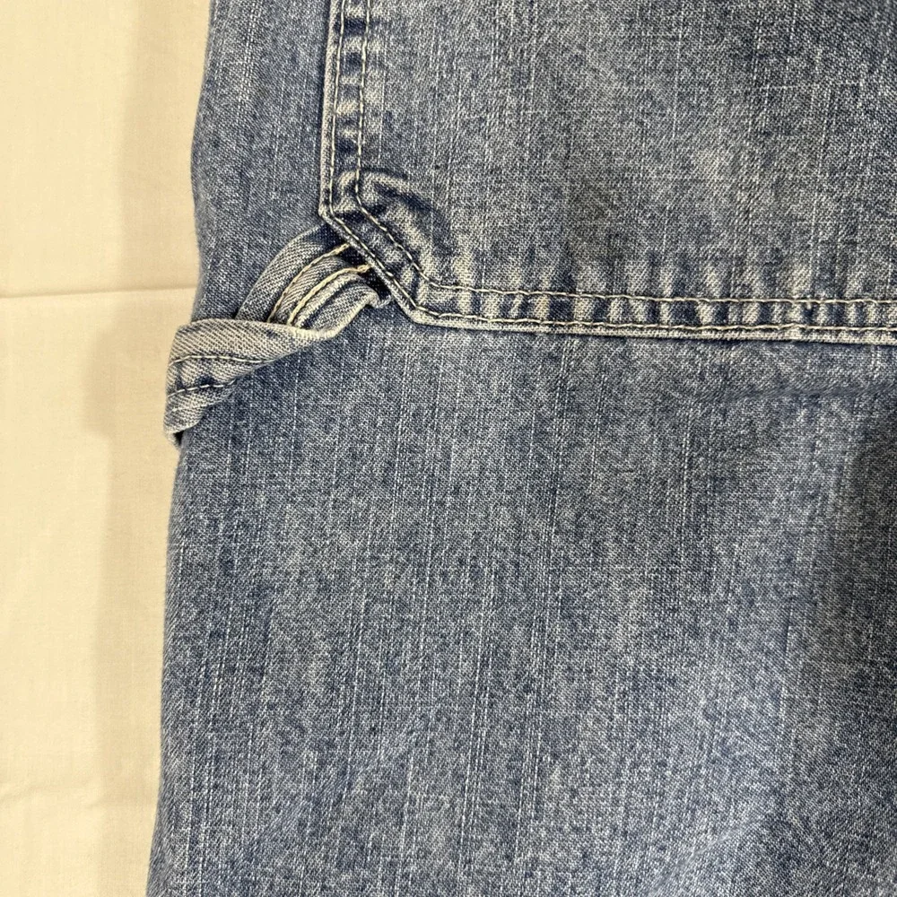 JEANS CARPENTER (2) Lee Mens  38 x 32‎ Blue Vintage 90s 100% Cotton Medium Wash